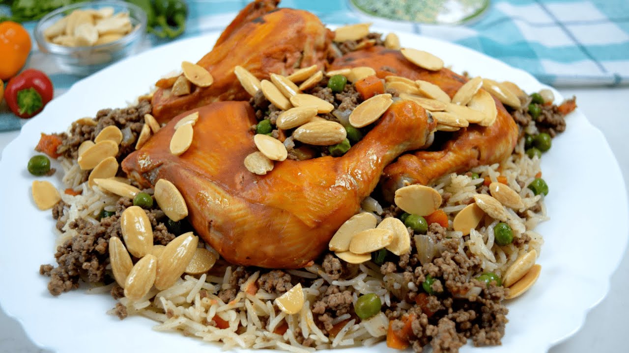 دجاج اوزي / لبن